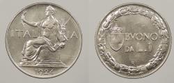 World Coins - ITALY 1924 Lira