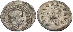 Ancient Coins - Gordian III 238-244 A.D. Antoninianus Rome mint Good VF