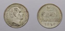 World Coins - GERMAN STATES: Mecklenburg-Schwerin 1848 1/12 Thaler