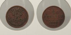 World Coins - RUSSIA: 1909 1/2 Kopek