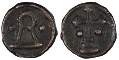 Ancient Coins - Basil I 867-886 A.D. Cast AE16 Cherson mint Choice EF