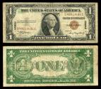 Us Coins - Silver Certificate; HAWAII overprint 1935-A Dollar Fine