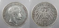 World Coins - GERMAN STATES: Prussia 1900-A 5 Mark