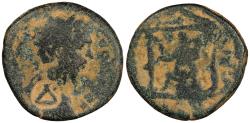 Ancient Coins - Arabia Decapolis Petra Septimius Severus 193-211 A.D. AE25 About Fine