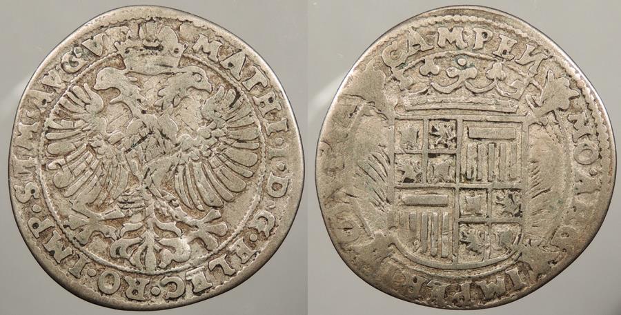 World Coins - NETHERLANDS: Kampen ND (1612-1619) Matthias I 6 Stuivers