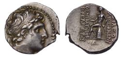 Ancient Coins - Seleucid Empire AR drachm c. 151-149 BC Alexander I Balas, undated issue of Antioch