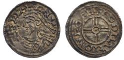 World Coins - England AR penny c. AD 1029-36 Cnut, short cross type, York, Godman moneyer, ex-Bruun