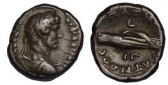 Ancient Coins - Egypt, Alexandria BI tetradrachm AD 128-9 Hadrian, year 13, clasped hands
