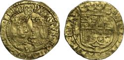 World Coins - Netherlands, Zwolle, AV ducat, Ferdinand and Isabella c. 1590-7