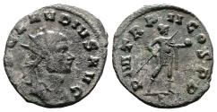 Ancient Coins - Claudius II. 268-270 AD. Rome Mint. Silvered Bronze Antoninianus.