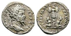 Ancient Coins - Septimius Severus, Rome Mint. Lovely Yellowish Toning.