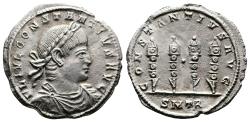 Ancient Coins - Constantius II, Light Miliarense. Treveri Mint. Bold Portrait, Very Rare!