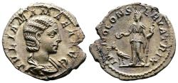 Ancient Coins - Julia Mamaea (mother of Severus Alexander), Nice Iridescent Toning.