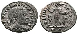 Ancient Coins - Licinius I. Rome Mint. Sol Standing Holding Globus. Scarce Type!