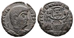 Ancient Coins - Magnentius. 350-353 AD. Star In The Lower Centre.