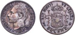 World Coins - Spain Kingdom 1881 
