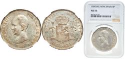 World Coins - Spain Kingdom 1890 