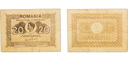 World Coins - Romania Kingdom 1945 20 Lei - Mihai I (Ministry of Finance) Paper VF  P 76