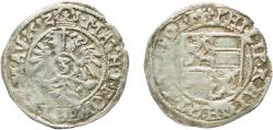 World Coins - Germany County of Solms-Hohensolms Holy Roman Empire 1612 3 Kreuzer - Philip Silver 1g VF  KM 42 Joseph Sol 191 - 205