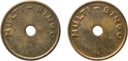 World Coins - Finland Republic ND Token - Multi-Bingo Brass Mint of Finland 6.06g AU