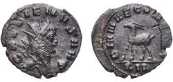 Ancient Coins - Rome Roman Empire 260 - 268 BI Antoninianus - Gallienus (DIANAE CONS AVG) Billon Rome Mint 2.56g XF  RIC V.1 181a OCRE ric.5.gall(2).181a