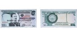 World Coins - Mozambique People's Republic 1970 50 Escudos (Banco de Moçambique Overprint) Paper UNC  P 116