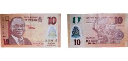 World Coins - Nigeria Republic 2016 10 Naira Polymer UNC  P 39