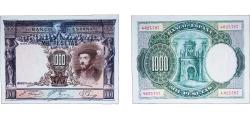 World Coins - Spain 1925 1000 Pesetas Paper UNC Bent Central P 70