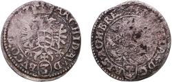 World Coins - Austria Archduchy of Austria Holy Roman Empire 1617 3 Kreuzers - Matthias I (Vienna) Silver Vienna Mint 1.56g VF Saur 698