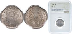 Us Coins - United States Federal republic 1904 5 Cents "Liberty Nickel" (with "CENTS") Copper-nickel Philadelphia Mint (21403167) 5g NGC MS 63 KM 112 Schön 119
