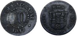 World Coins - Germany Second Empire City of Posen 1917 10 Pfennig German notgeld