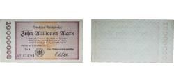 World Coins - Germany Prussian province of Berlin Weimar Republic 1923 10 000 000 Mark (Deutsche Reichsbahn) Paper XF  P S1014 DeNG 13 002-9