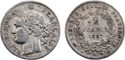 World Coins - France Third Republic 1887 A 2 Francs Ceres