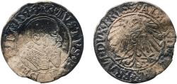 World Coins - Germany Duchy of Prussia Vassal of Poland 1544 1 Groschen - Albert of Prussia Silver A. Werner & Söhne Mint 1.65g VF  MB 3 Bahrf 1122- Kop 3788 Slg. Marienburg 1196