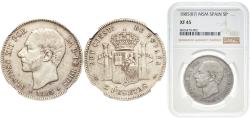 World Coins - Spain Kingdom 1885 