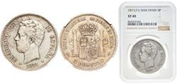 World Coins - Spain Kingdom 1871 