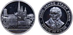 World Coins - Germany Federal State ND Medal 2000 years of Bonn