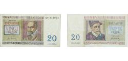 World Coins - Belgium Kingdom 1950 20 Francs Paper (152000000) VF  P 132 LA BFB-28