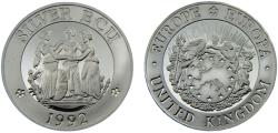 World Coins - Great Britain United Kingdom Elizabeth II 1992 ECU Three Graces, Fantasy items