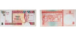 World Coins - Cuba Second Republic 2006 3 Pesos Convertibles Paper VF P FX47
