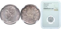 World Coins - France Kingdom 1829 A ½ Franc - Charles X Silver (.900) Monnaie de Paris (537922) 2.5g NGC AU  Franc 2014 180 Gad 1789 402 KM 723