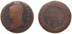 World Coins - France First Republic AN 6 (1797) A 5 Centimes Copper Paris Mint 8.17g VF KM 640