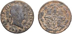 World Coins - Spain Kingdom 1829 2 Maravedis - Fernando VII (Segovia) Copper Segovia Mint 2.43g VF KM 487.1 Cal 1729 Aureo 151
