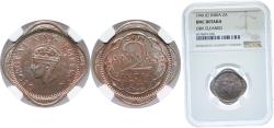 World Coins - India India - British colony 1941 2 Annas - George VI Copper-nickel Mumbai / Bombay Mint (10760000) 5.84g NGC UNC KM 541