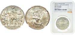 World Coins - Germany Kingdom of Prussia Second Empire 1913 3 Mark - Wilhelm II (Declaration of war against Napoleon) Silver (.900) Berlin Mint (2000000) 16.66g NGC UNC  KM 534 J 110