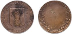 World Coins - France Republic ND Medal - Société des agriculteurs de France Bronze 63.94g AU