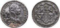 World Coins - Spain Kingdom 1796 4 Maravedis - Carlos IV Copper Segovia Mint 4.53g VF Cal 1508 Aureo 50