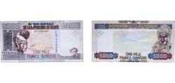 World Coins - Guinea Republic 2006 5000 Francs Paper AU P 41