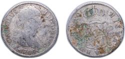 World Coins - Spain Kingdom 1788 S C 2 Reales - Carlos III (2nd type) Silver (.813) Seville Mint 5.42g VF KM 412.2