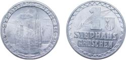 World Coins - Austria Second Republic 1950 1 Stephansgroschen - Oberösterreich Aluminium 2.48g BU